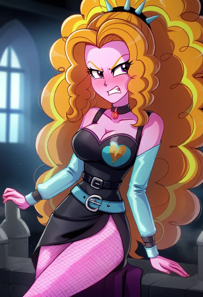 Eqg angry adagio in in fishnet tights b locked in a dungeon