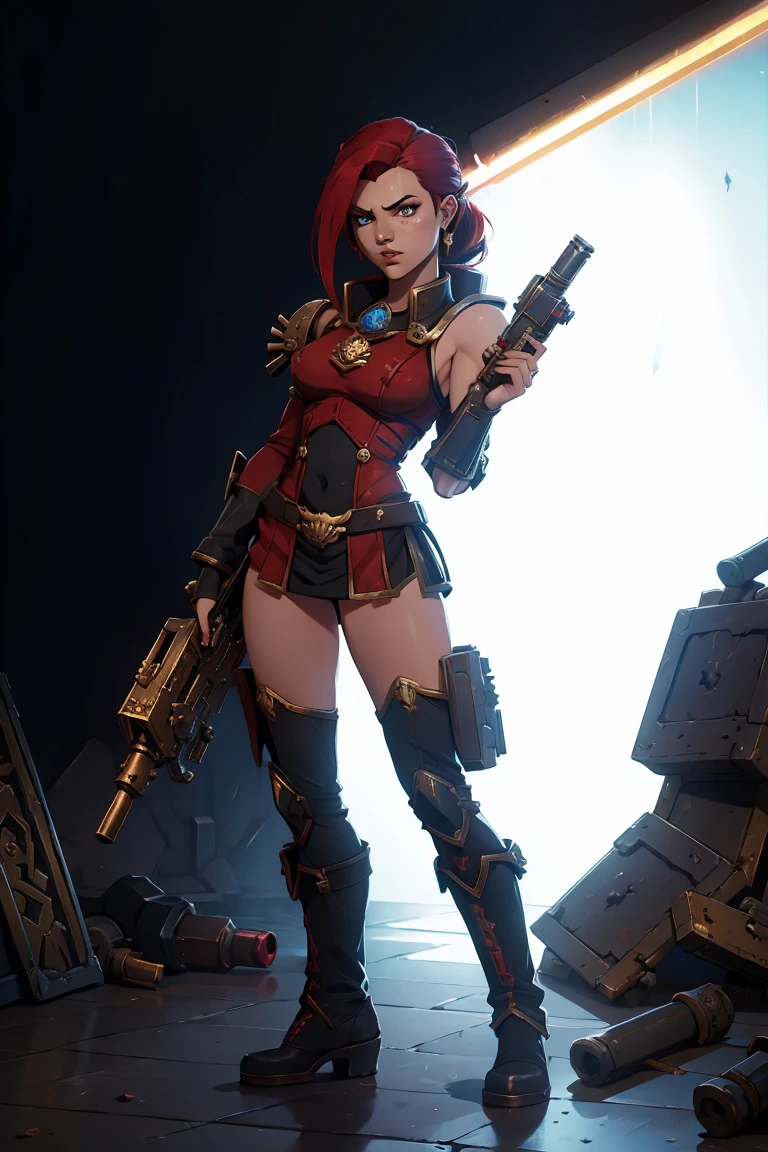 warhammer 40k adeptus sororita, battle sister with bolt gun 