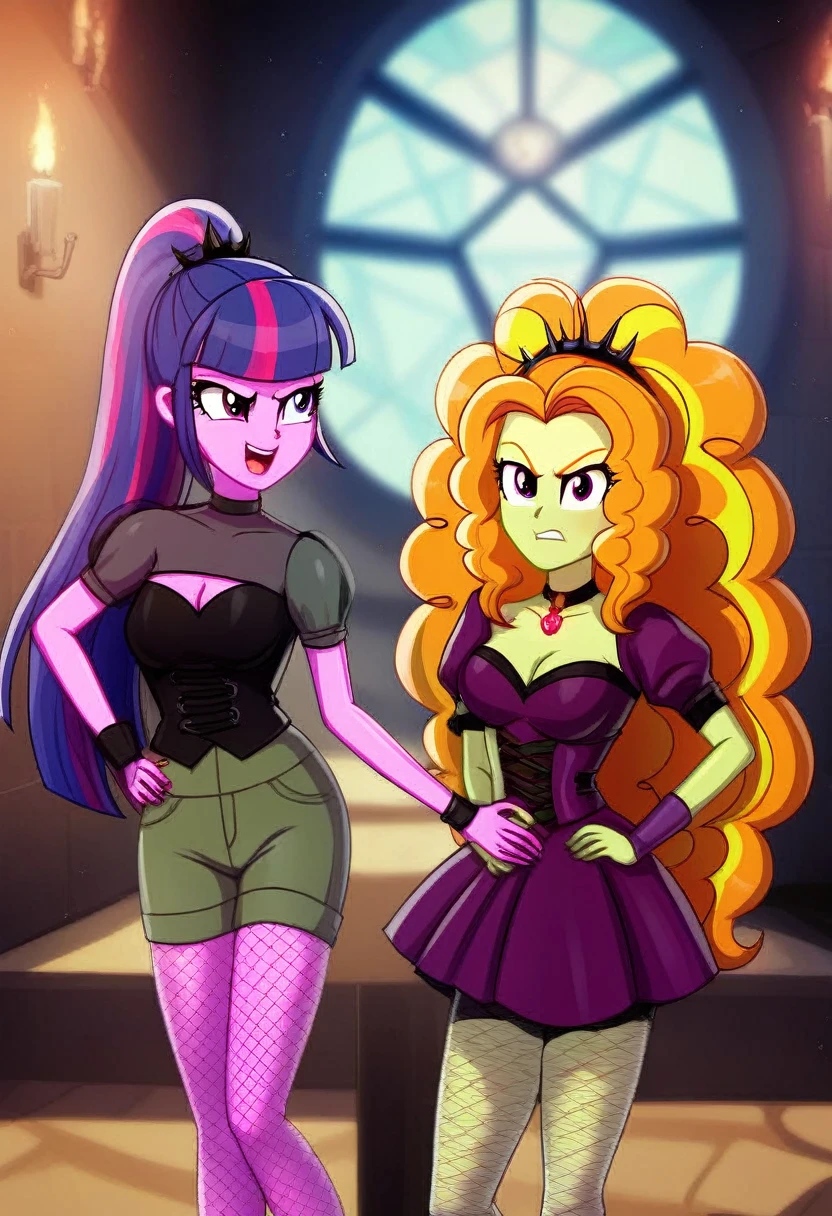 Eqg angry adagio in in fishnet tights b locked in a dungeon