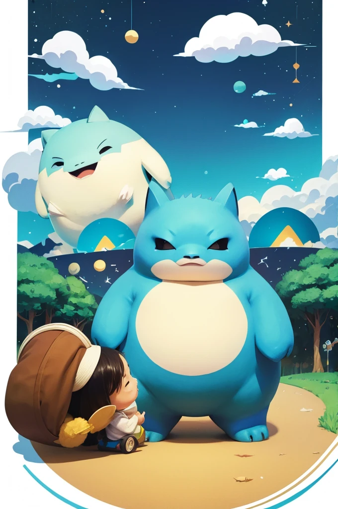 Snorlax　An illustration