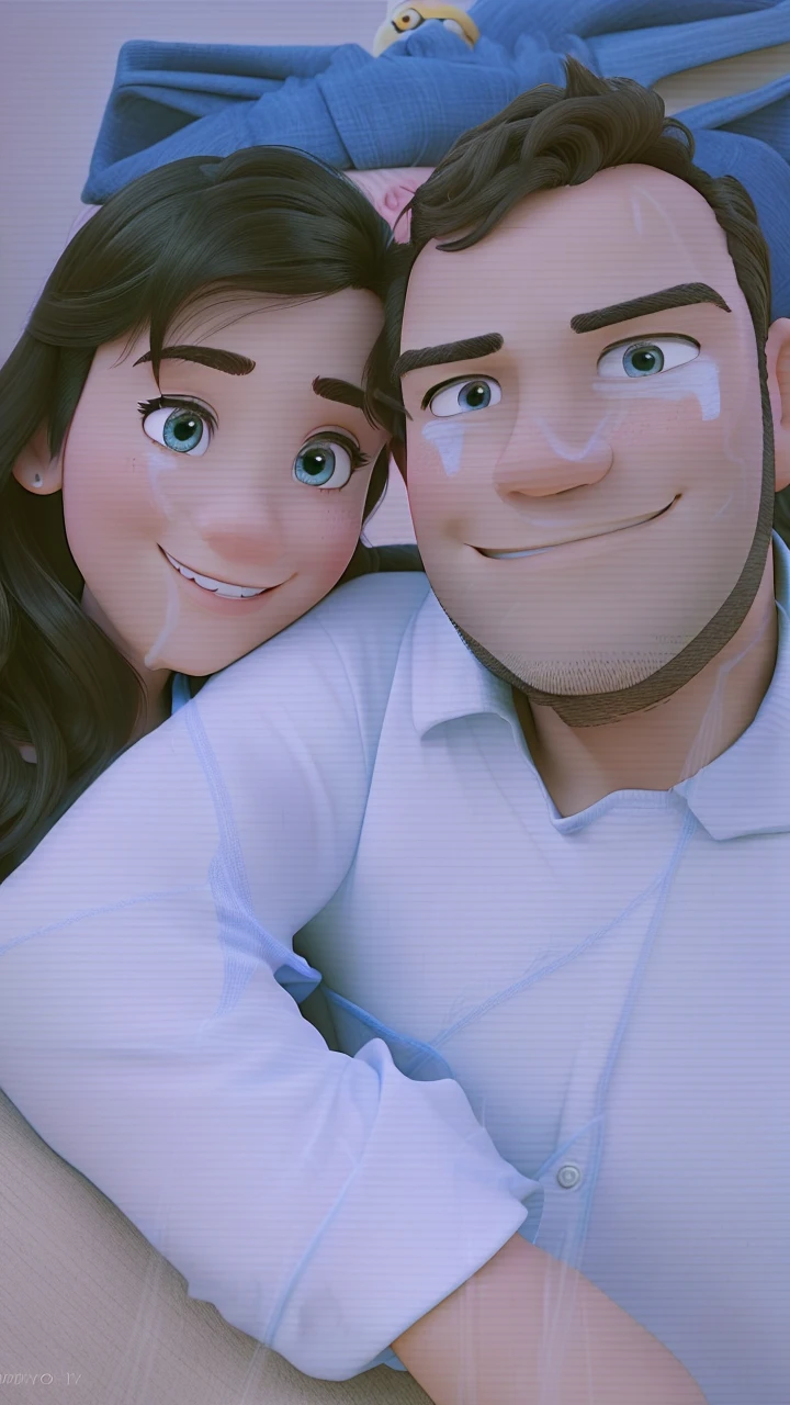 Romantic couple photo like the Disney Pixar movie
