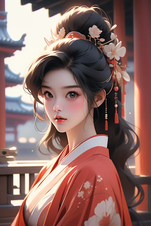 (Highest quality,8k,High resolution,masterpiece:1.2),((masterpiece,Highest quality)), 非常に詳細なHigh resolution, (Highly detailed skin and facial textures:1.3), (Ultra detailed face),(Detailed arms),(Beautiful attention to detail),(Beautiful lip detail),arafed woman In kimono standing in a doorway, wearing a haori, wear Kimono, wear Kimono, Japanese women, In kimono, Traditional Japanese, In kimono, 皇室のwear Kimono, Wearing a colorful yukata, Japanese Kimono, 虹色のwear Kimono, elegant Japanese women, Portrait of a Japanese girl, Photographic portrait of a geisha, Japanese style
