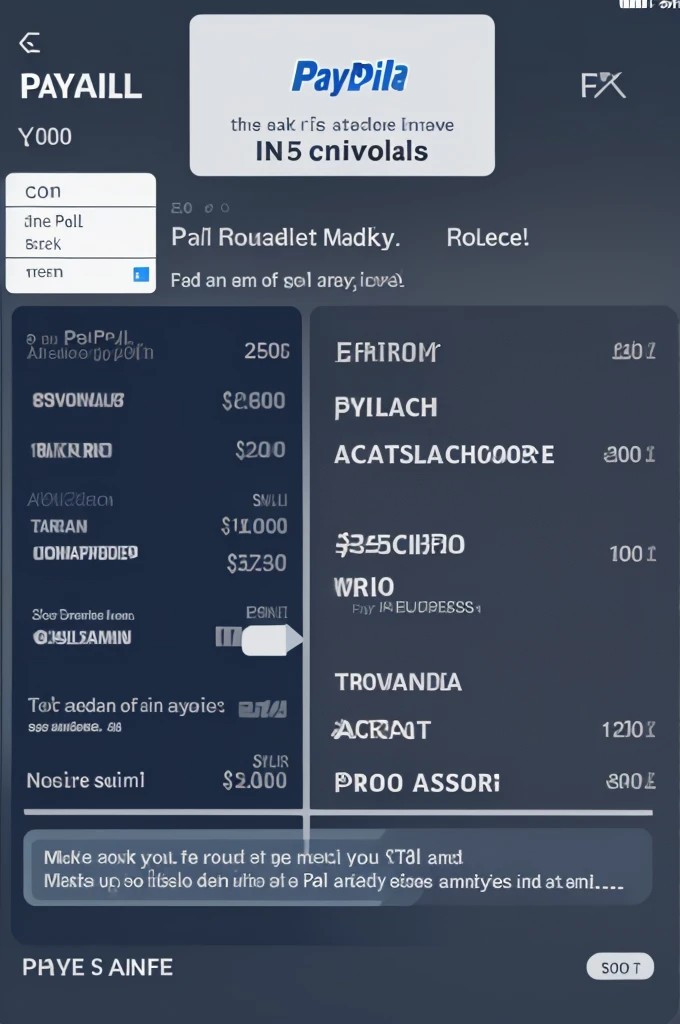 Make the PayPal wallet menu in euros, giving a total of €500