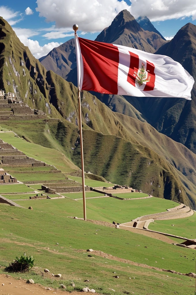 A representation about the state, nation and homeland of Peru