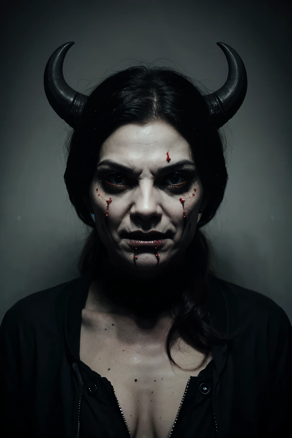 The scariest demon face