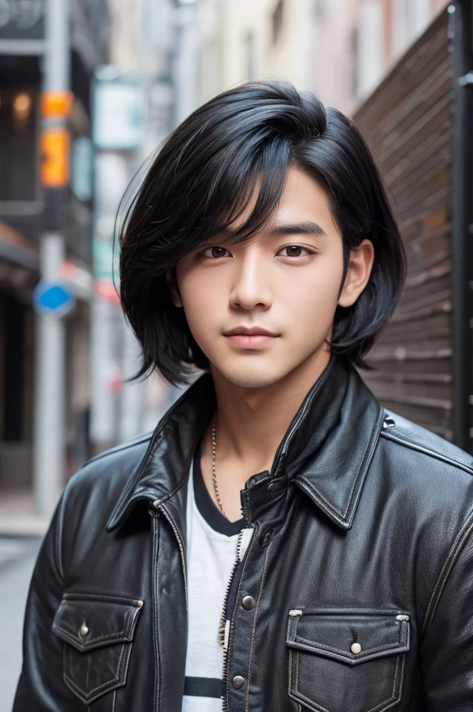 good looking　Black Hair　male　cute