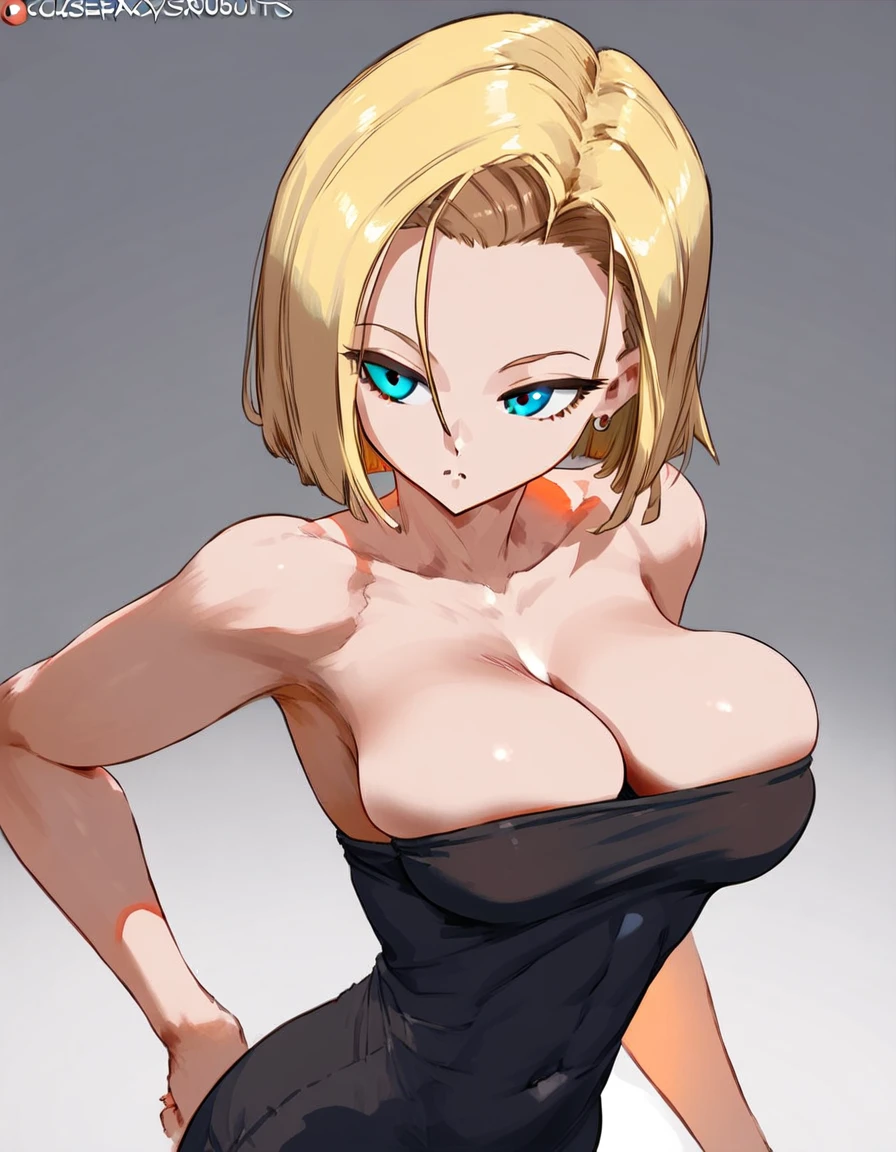 Android-18 [Dragon Ball Z] (cutesexyrobutts) - Hentai Arena, anime, anatomically correct, super detailed, high quality, 4K