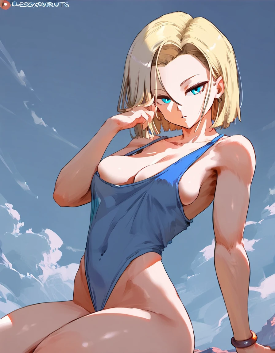 Android-18 [Dragon Ball Z] (cutesexyrobutts) - Hentai Arena, anime, anatomically correct, super detailed, high quality, 4K