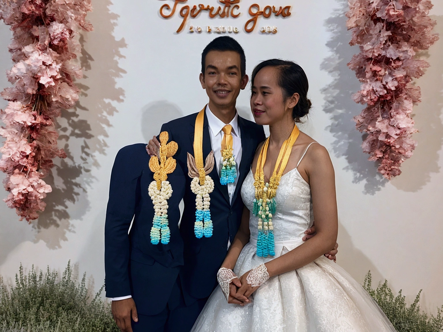 Photo of a couple kissing, A man holds a woman in his arms in a romantic moment., View of open fields at sunset, 8ก, Superb details, Super defined., Highest quality 