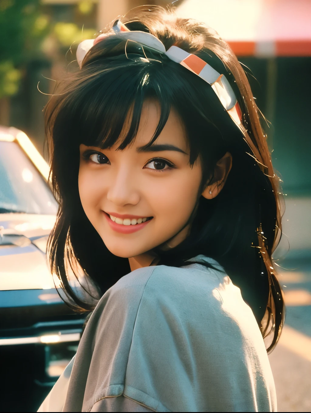 (photoRealstic:1.4),(hyper realisitic:1.4),(realisitic:1.3),(Smooth lighting:1.05),(Improved cinematic lighting:0.9),32K,1 girl,Realistic lighting,raytrace,(japanes:1.2),(Detailed eyes:1.4),,(smile:1.5),b0yg390s,flash photo,light leak,lomography,analog photo,90s photo