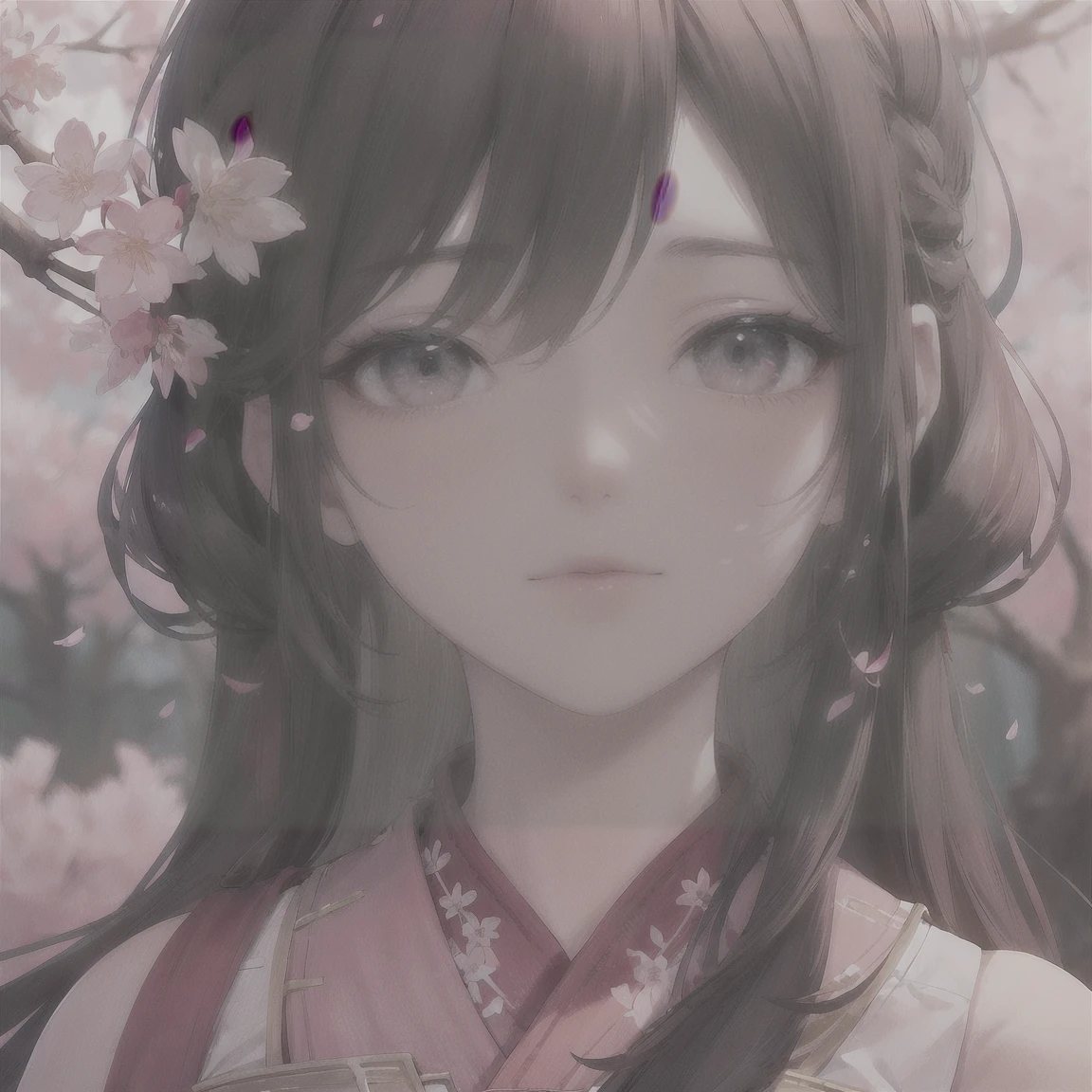 (masterpiece,ultra-detailed,best quality:1.5),(8K,CG,illustration:1.4),(perfect-composition,detailed beautiful face,Clean skin,photographical skin,shiny skin,shiny hair, photographical hair,ultra detailed eyes,shaved,uncensored,ultra detailed background:1.2),(petite girl:1),,cowboy shot S4kur4,see-through,cherry blossoms dress,sleeveless,cherry blossoms,spring
