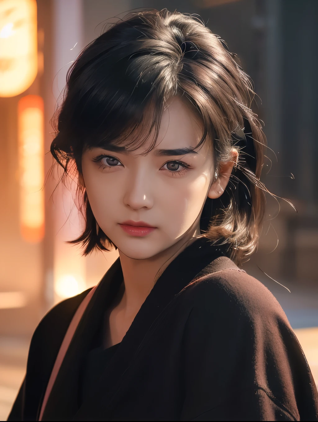 (photoRealstic:1.4),(hyper realisitic:1.4),(realisitic:1.3),(Smooth lighting:1.05),(Improved cinematic lighting:0.9),32K,1 girl,Realistic lighting,raytrace,(japanes:1.2),(Detailed eyes:1.4),,(various facial expression:1.5),b0yg3