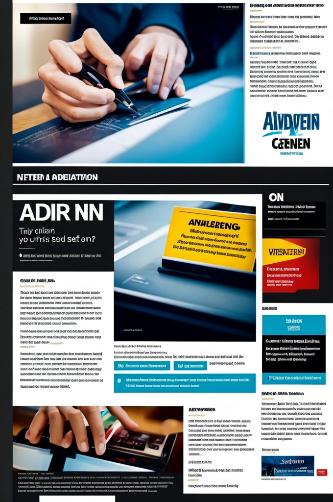 Igen that draws attention that says advertise with us