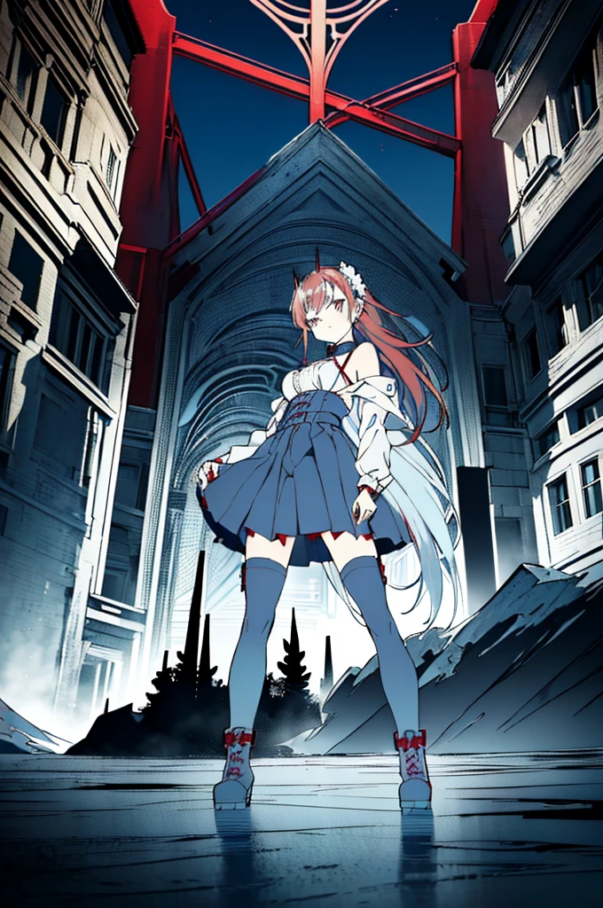 ((split-color hair , red hair , light blue hair)),((sharp focus)),((split-color hair , red hair , light blue hair)),[(cathedral background:1.4)::5],original,(illustration:1.1),(best quality),(masterpiece:1.1),(extremely detailed CG unity 8k wallpaper:1.1), (colorful:0.9),(mid shot:0.95),(full body:1.5),Dynamic angle,(solo:1.2), (girl),((adult)), (detailed beautiful eyes:1.15), (beautiful face:1.15), (glowing red eyes:1.25////),((medium hair)),((split-color hair , red hair , light blue hair)),(high twintails),(chignon),(+perfect hand+:1.21),(Draw an illustration of a gothic girl),(Religious),(slender),(is wearing boots on her feet),((is wearing white maid clothes)),(furious), Lace Off-shoulder lolita fashion,beautiful slender woman,high twintails,full body,mini skirt,((split-color hair , red hair , light blue hair)),((black long boots)),((mini skirt)),((adult)),((dynamic angle)),((split-color hair , red hair , light blue hair)),((split-color hair , red hair , light blue hair)),((black long boots)),((black long boots)),((split-color hair , red hair , light blue hair)),((split-color hair , red hair , light blue hair)),