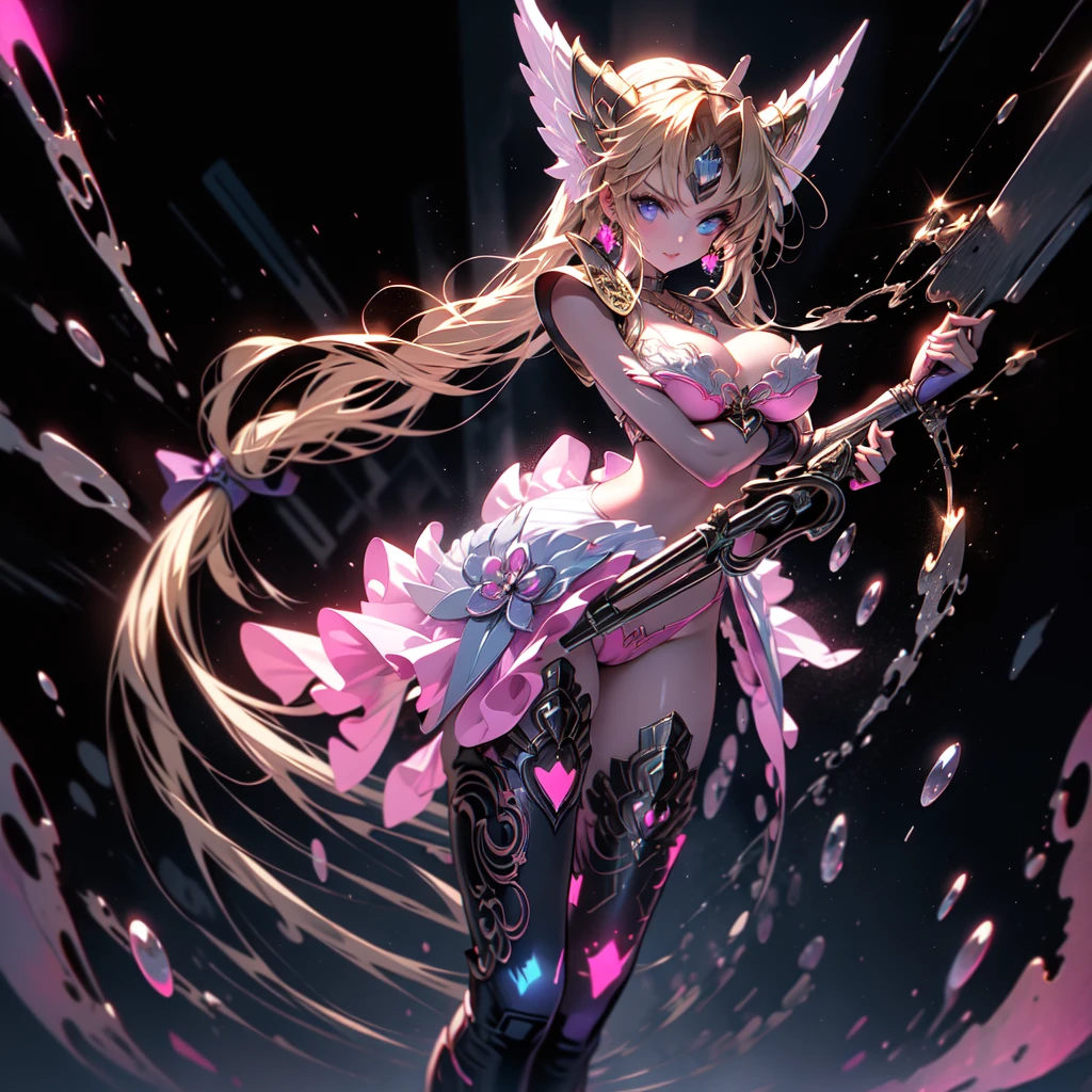 (masterpiece),(Highest quality),(Super detailed),(Best illustrations),(Best Shadow),(Absurd),(Detailed Background),(so beautiful), 16K, 8k,(Best illustrations),(Best Shadow), (so beautiful), One person, alone, curvy, Big Breasts, very long hair, , Blonde, , fluorescent pink eyes, , , , Oculogyric crisis, low twintails, empty eyes, blank eyes, Perfect figure, , paw pose, Arched back, , , orgasm, afterglow, erotic smile, , , Open your mouth languidly, , , , Sexy posture, dynamic pose, , cross-eyed, rolling eyes, , water eyes, , , Put your chest close, , , saliva trail, , shiny skin, , , Hypnosis Facility, , torogao, ahegao, BREAK, , Dramatic lighting, pink neon, Clear liquid, , night, , Hypnosis assignment, Torrent of Light, mysterious, spoken hearts,Hypno,