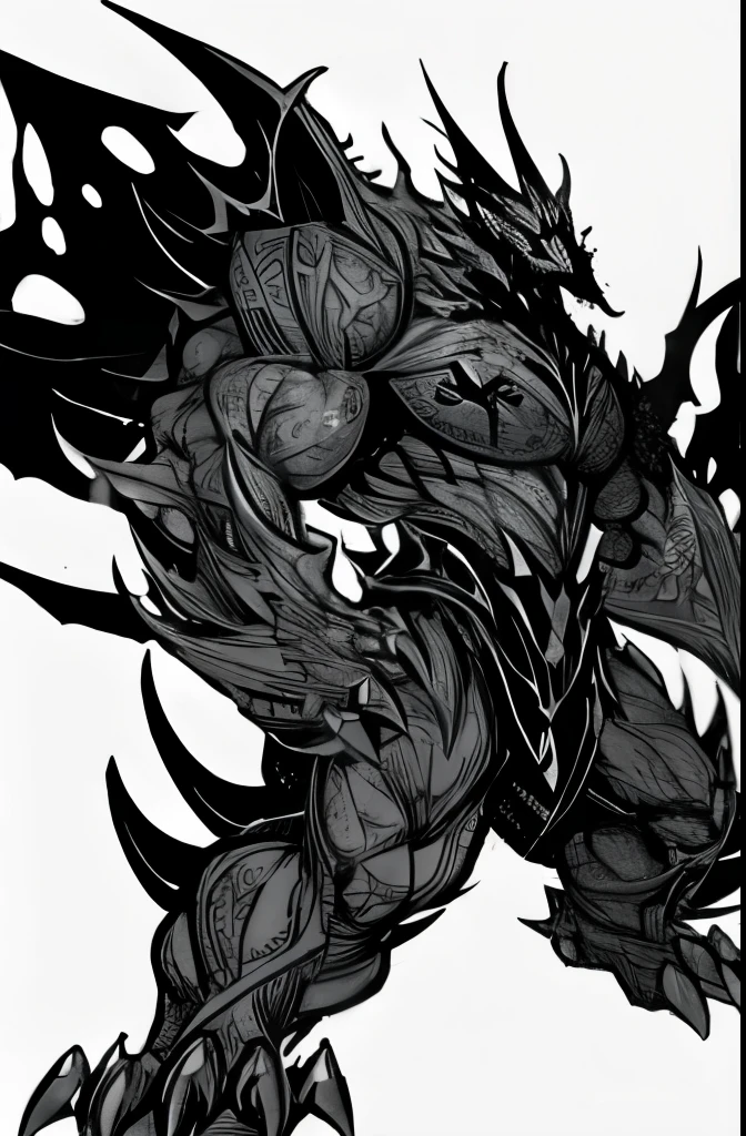 Bipedal shard behemoth with large arms