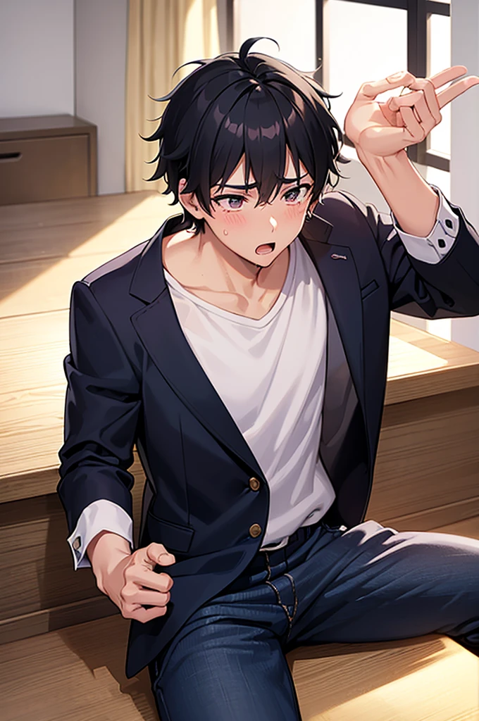 Japanese student style,,cool,,,A refreshing, athletic man,Still a virgin,,,boy,,,boys,,,With a confused look,,,,,why!?why!?,,Myの男が盗られた,(Sudden castration in everyday life:1.3),(Complete castration:1.3),A major failure in becoming an adult male,,Castrated male,,,Male end,,Super manly is slowly declining,,Sexual sensitivity rises sharply,,A man was captured,Body modification,Absurd,,Tall,The male protagonist,My,Spiked Hair,charm,Slim figure,19.9 years old,,Smooth,Skin texture,Functional beauty,shine,Breeze,A speck of dust,Natural light,face,hand,eye,blush,tears,,,Saliva,,,Accuracy,,Ultra correct,Biological,Excellent detailed anatomy,4K,8k,Highest quality,Male Focus,,Depth of written boundary,Character Portrait,Black Hair,Punctuality,Boy-centered,A boy who is popular with girls turns into a female,