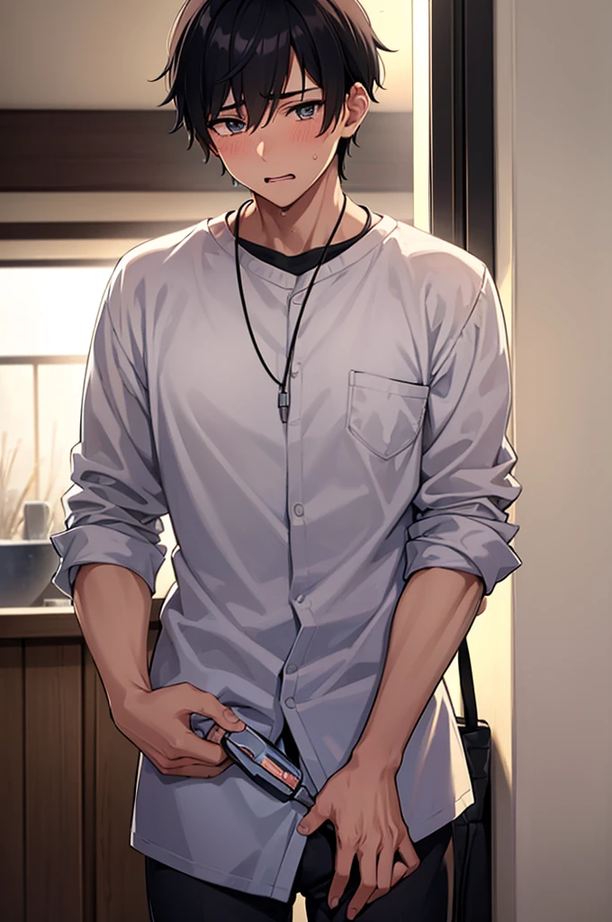 Japanese student style,,cool,,,A refreshing, athletic man,Still a virgin,,,boy,,,boys,,,With a confused look,,,,,why!?why!?,,Myの男が盗られた,(Sudden castration in everyday life:1.3),(Complete castration:1.3),A major failure in becoming an adult male,,Castrated male,,,Male end,,Super manly is slowly declining,,Sexual sensitivity rises sharply,,A man was captured,Body modification,Absurd,,Tall,The male protagonist,My,Spiked Hair,charm,Slim figure,19.,,Smooth,Skin texture,Functional beauty,shine,Breeze,A speck of dust,Natural light,face,hand,eye,blush,tears,,,Saliva,,,Accuracy,,Ultra correct,Biological,Excellent detailed anatomy,4K,8k,Highest quality,Male Focus,,Depth of written boundary,Character Portrait,Black Hair,Punctuality,Boy-centered,A boy popular with girls turns into a boyish boy,