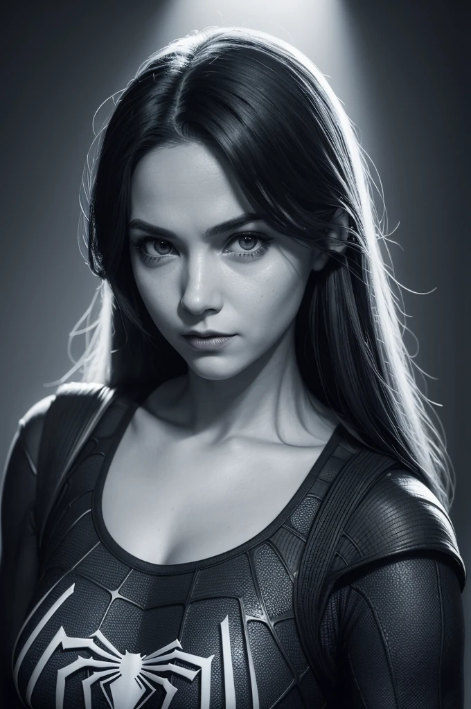 A photograph of Spider-Man, without mask, the 20s, bonitas, face detailed, looking at the camera, portraite, 8k hd, high qualiy
