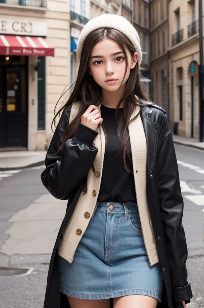 A French teenage girl