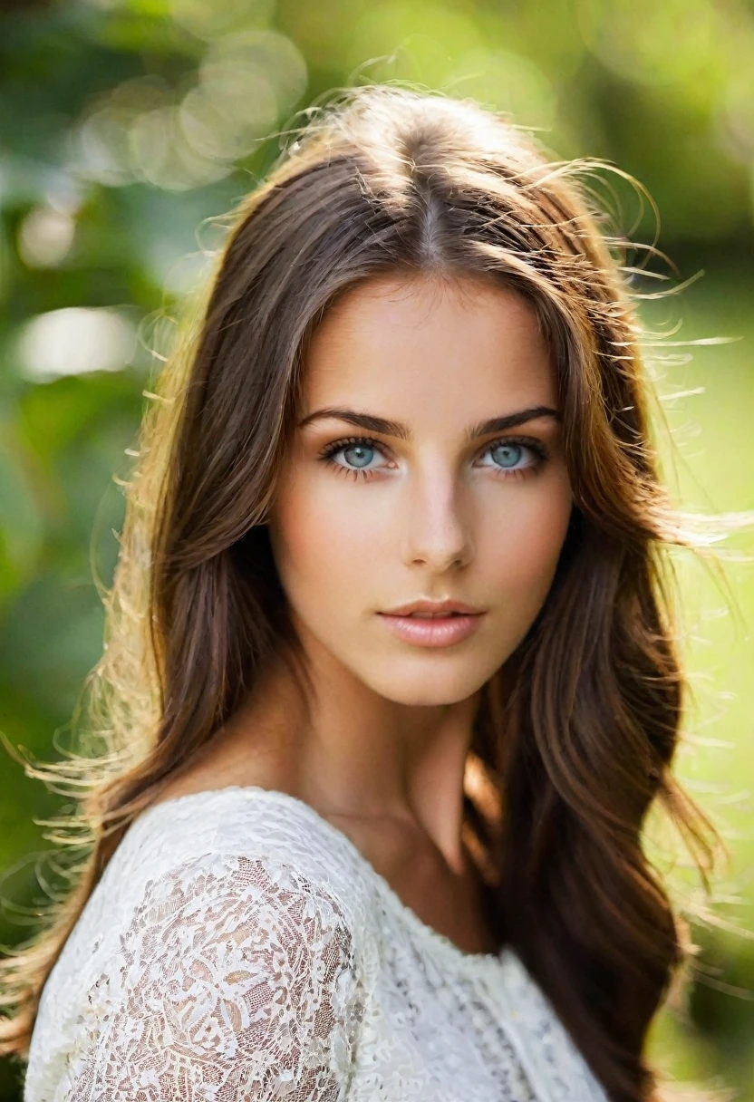 fille de 20 ans, brunette, yeux marrons, Fermer, La fille d'à côté, vêtements amples, nuit, intérieur, Les cheveux en désordre, photos dans une maison éclairée photo prises de loin pour voir le corps en entier