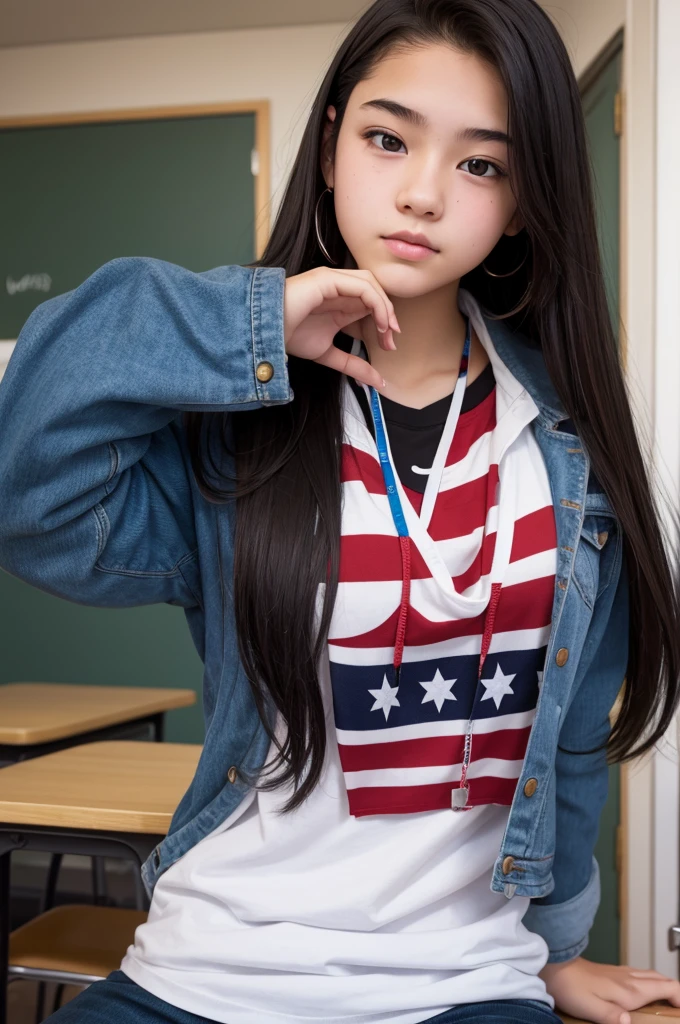 An American high school teenager