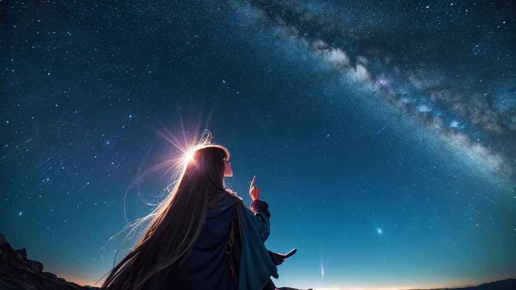 brilliant night sky Fantasy