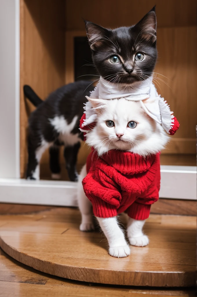 kitten　Wearing clothes