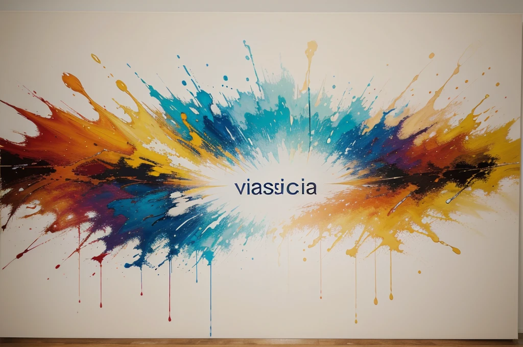 A captivating cover design for a CHIFU Vasilica, featuring a large canvas with an abstract masterpiece. The painting consists of vibrant colors, swirling brushstrokes, and a sense of depth that draws the viewer in. The artist's name is elegantly written on the bottom right corner, and the title of the artwork is displayed prominently at the top. The overall design exudes creativity and artistic expression, celebrating the beauty of the painter's craft. The name of the album is PICTURA