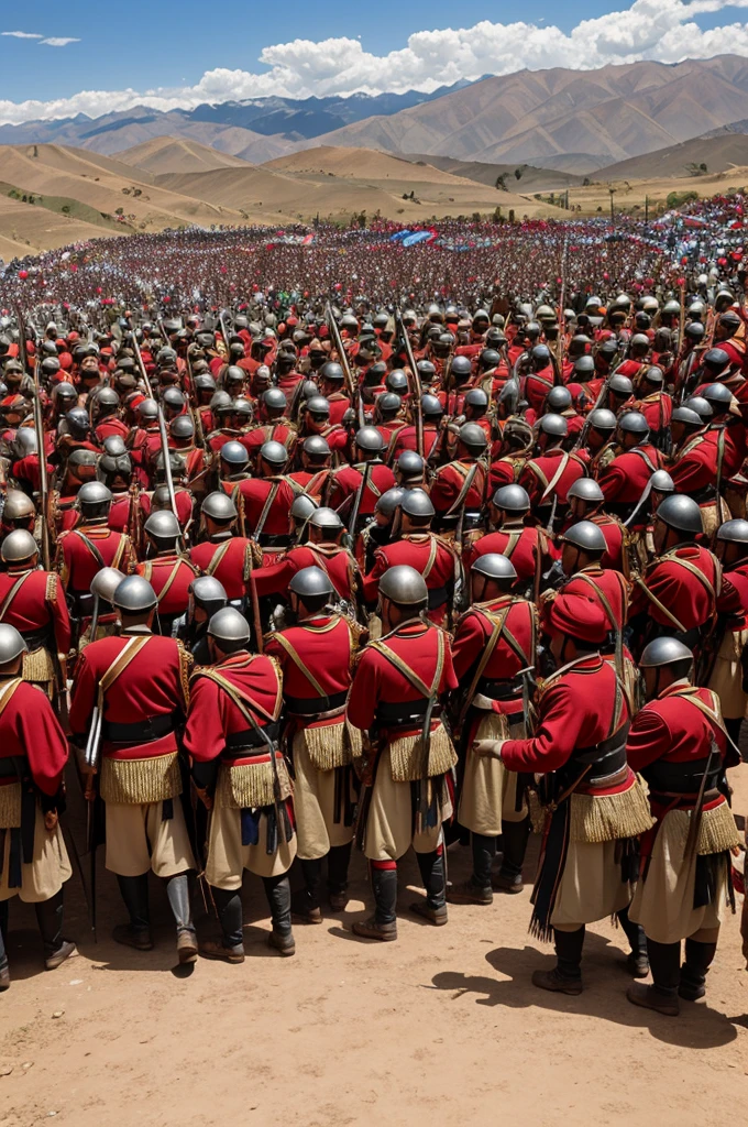 Battle of Ayacucho A battle of Spain against Peru in Ayacucho with quite a few soldiers