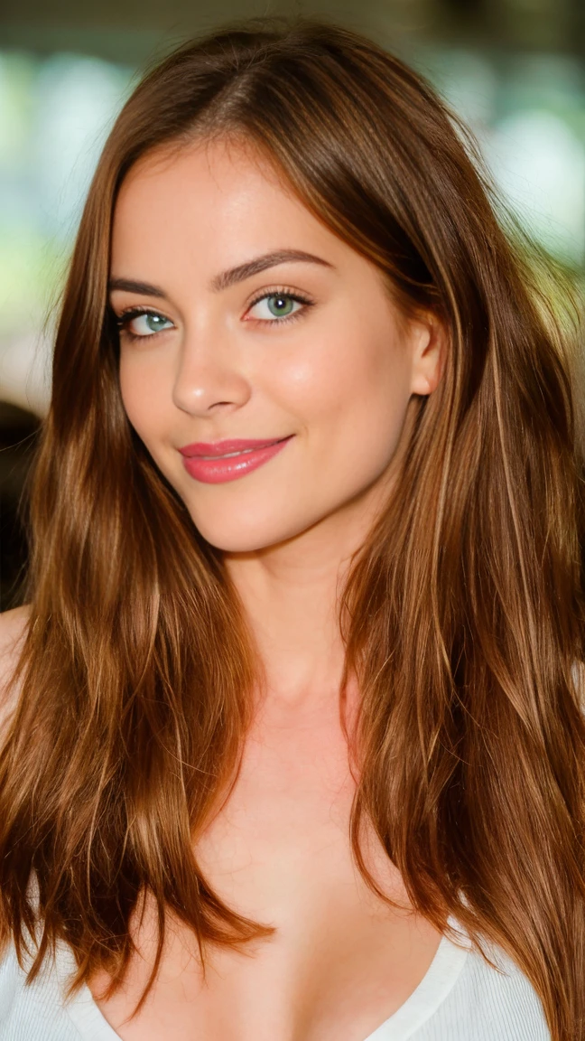Very beautiful sexy female model (bright copper-red hair), naked, (natural big breasts), (bright emerald green eyes), highly detailed, 29 years old, slim, full body, innocent face, naturally wavy hair, full body, high resolution, masterpiece, best quality, intricate high detail, highly detailed, sharp focus, detailed skin, realistic skin texture, texture, detailed eyes, professional, 4K, charming smile, shot with Canon, 85mm, slight depth of field, Kodak Color Vision, body in perfect shape, extremely detailed, photographer_\( ultra\), photographerrealistic, Realstic, Postprocessing, maximum details, roughness, real life, ultrarealistic, photorealism, photography, 8K UHD