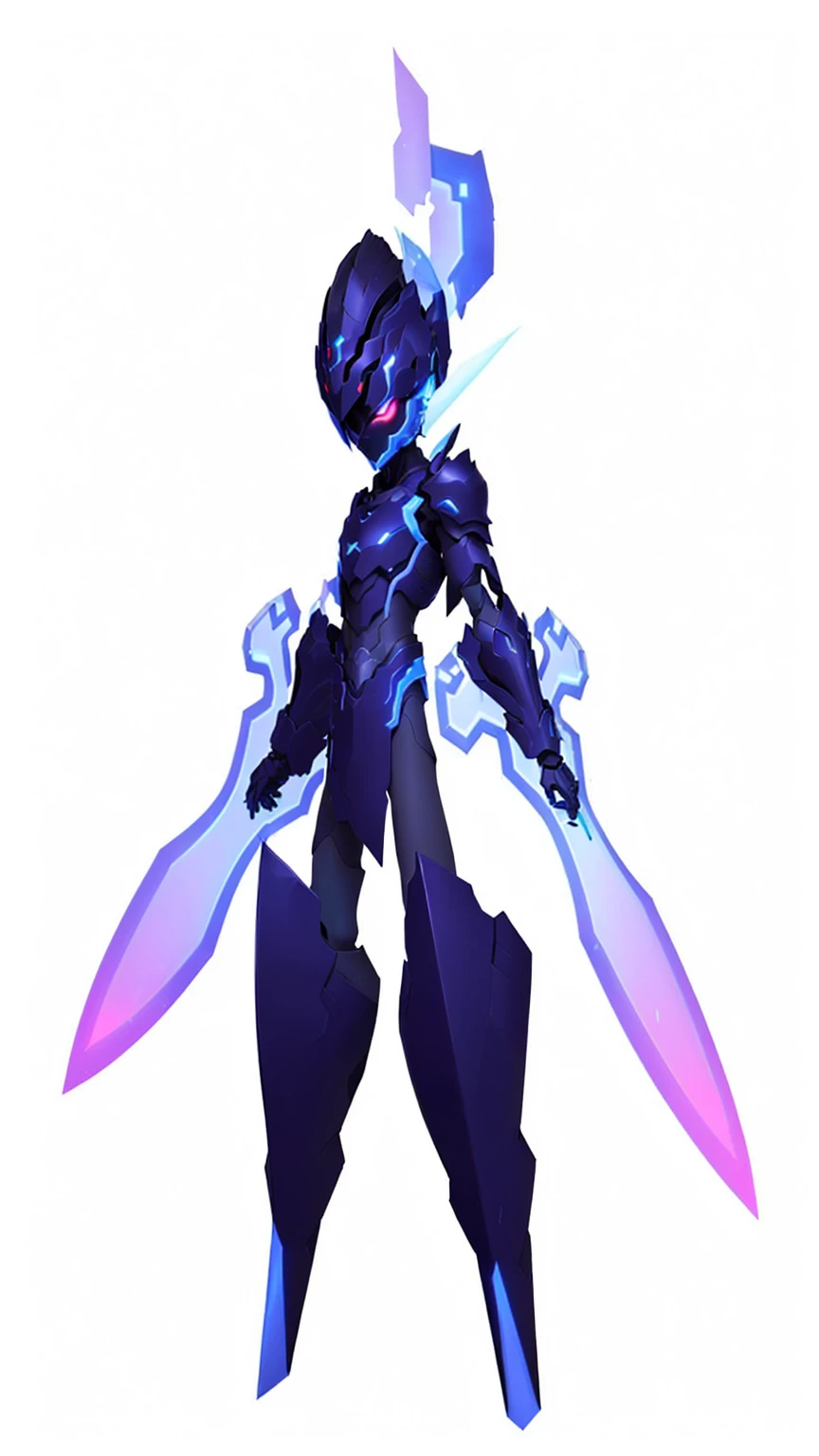 there is a cartoon picture of a man with a sword, style of duelyst, this character has cryokinesis, katana zero video game character, cyber fight armor, sleek glowing armor, style of ghost blade, darkness aura, glowing black aura, black shiny armor, anime robotic mixed with organic, humanoid form, intricate glowing mecha armor