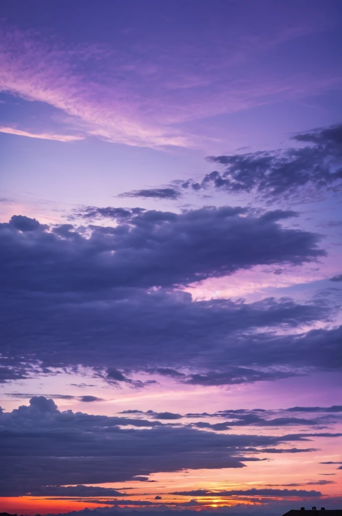 Purple sky