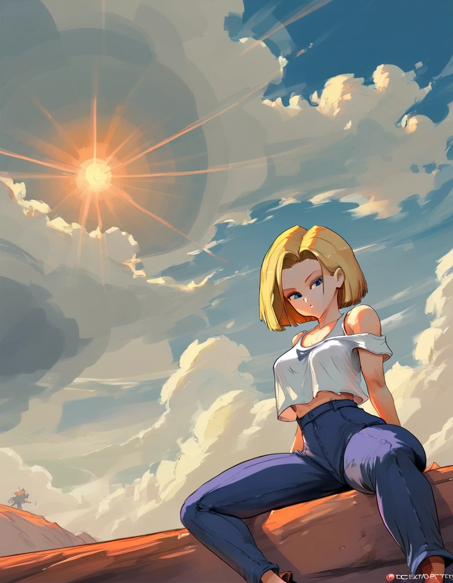 Android-18 [Dragon Ball Z] (cutesexyrobutts) - Hentai Arena, anime, anatomically correct, super detailed, high quality, 4K