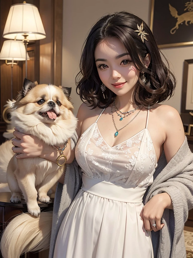 white cat anggora
