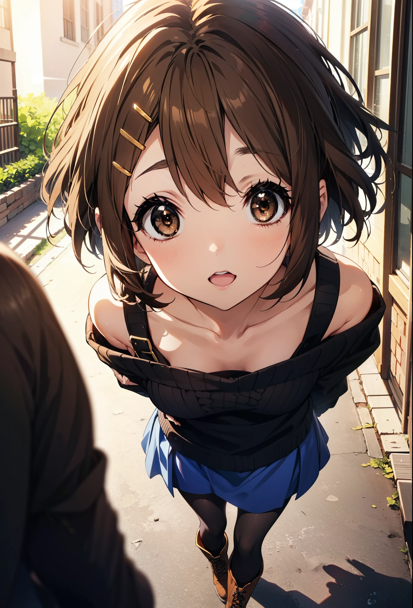 yuihirasawa, Yui Hirasawa, short hair, Brown Hair, hair ornaments, (Brown eyes:1.5), Hair Clip,smile,blush,Straw hat,Sleeveless dress,Long skirt skirt,Cute heeled sandals,True Summer,Daytime,Clear skies,So that the whole body goes into the illustration,
Destroy outdoors, In town,Building district,crowd, people々々,
壊す looking at viewer, Systemic
break (masterpiece:1.2), highest quality, High resolution, unity 8k wallpaper, (figure:0.8), (Beautiful fine details:1.6), Highly detailed face, Perfect lighting, Highly detailed CG, (Perfect hands, Perfect Anatomy),