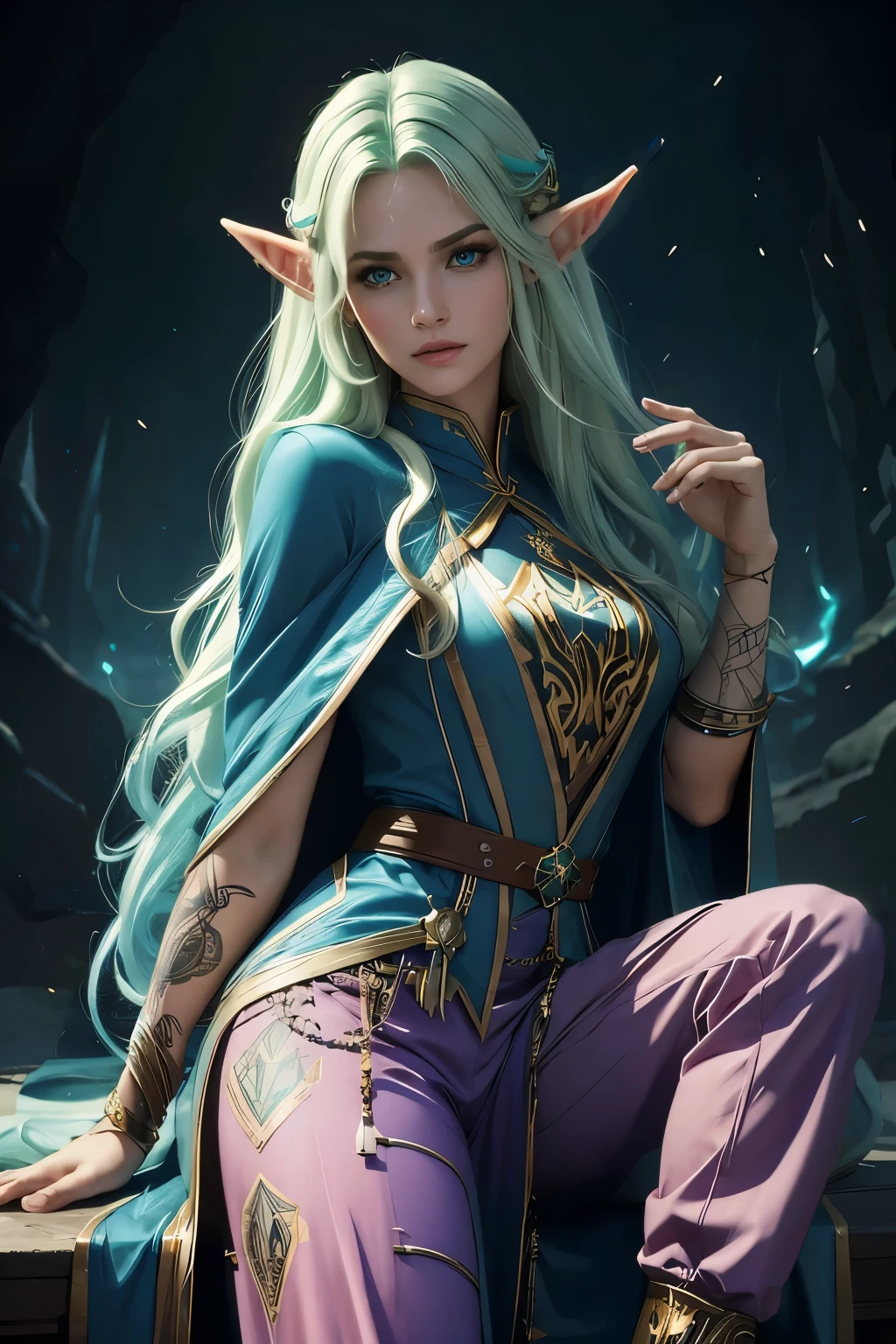 hd, high quality, masterpiece, tiny pointy elven ears
