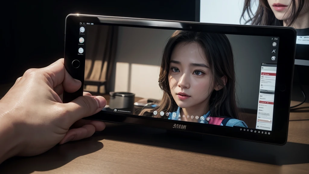 live chat , people talking livestream, 8k, realistic