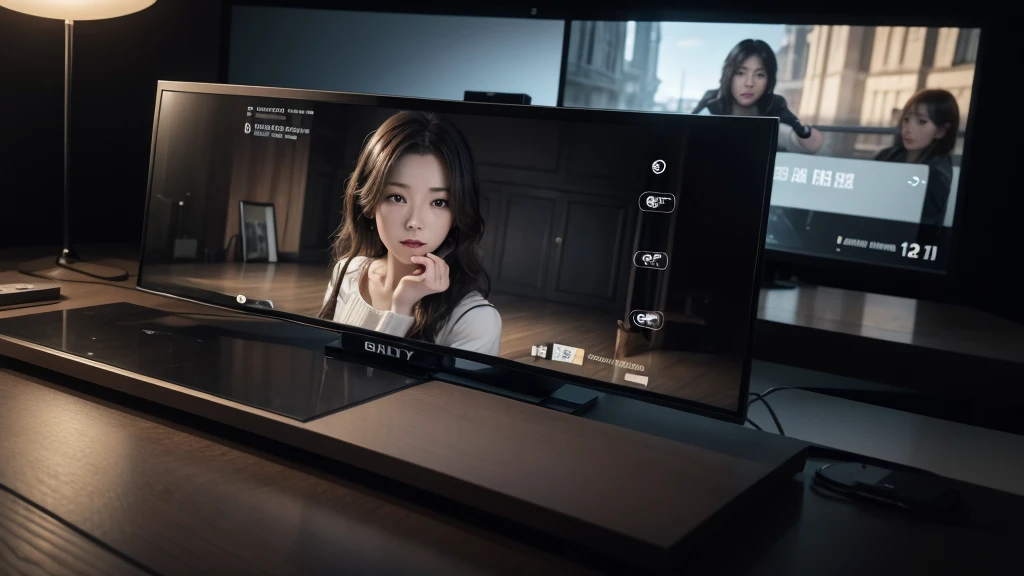 live chat , people talking livestream, 8k, realistic