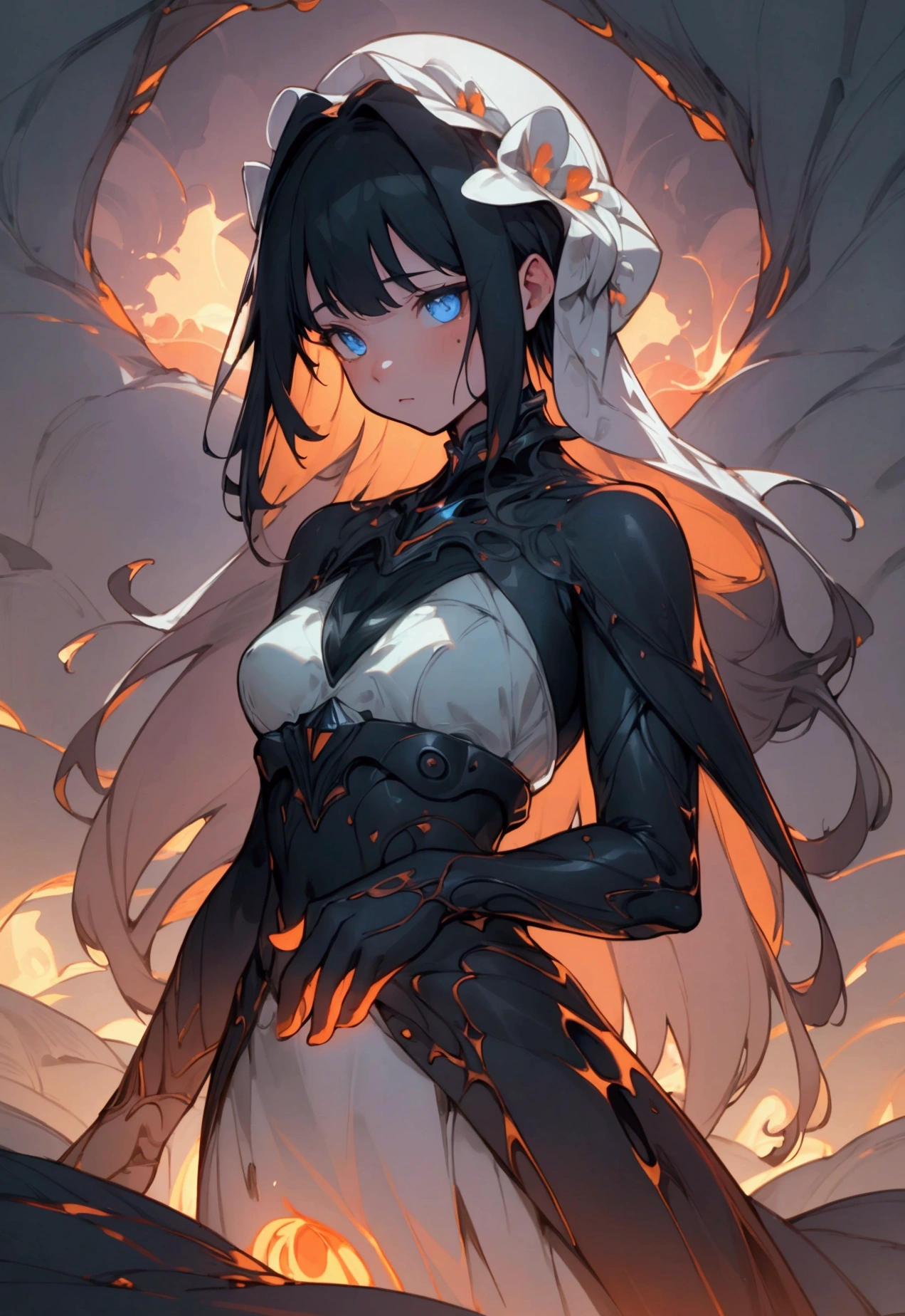 35mm photography, white cropped top, beautiful earth filled with water and lava, perfect eyes, sharp focus, 8k HD, crazy detail, intricate, Caenorhabditis elegans, atmospheric 4k hyper-detail, cinematic sensibility, sharp focus, masterpiece, color, surreal, vivid colors, (very detailed CG unity 8k wallpaper), intricate, high detail, sharp focus, realistic, symmetrical, volumetric lighting, beautiful, rich dark masterpiece, Dan Mumford and Mark M. Astrophotography in the style of Simonetti