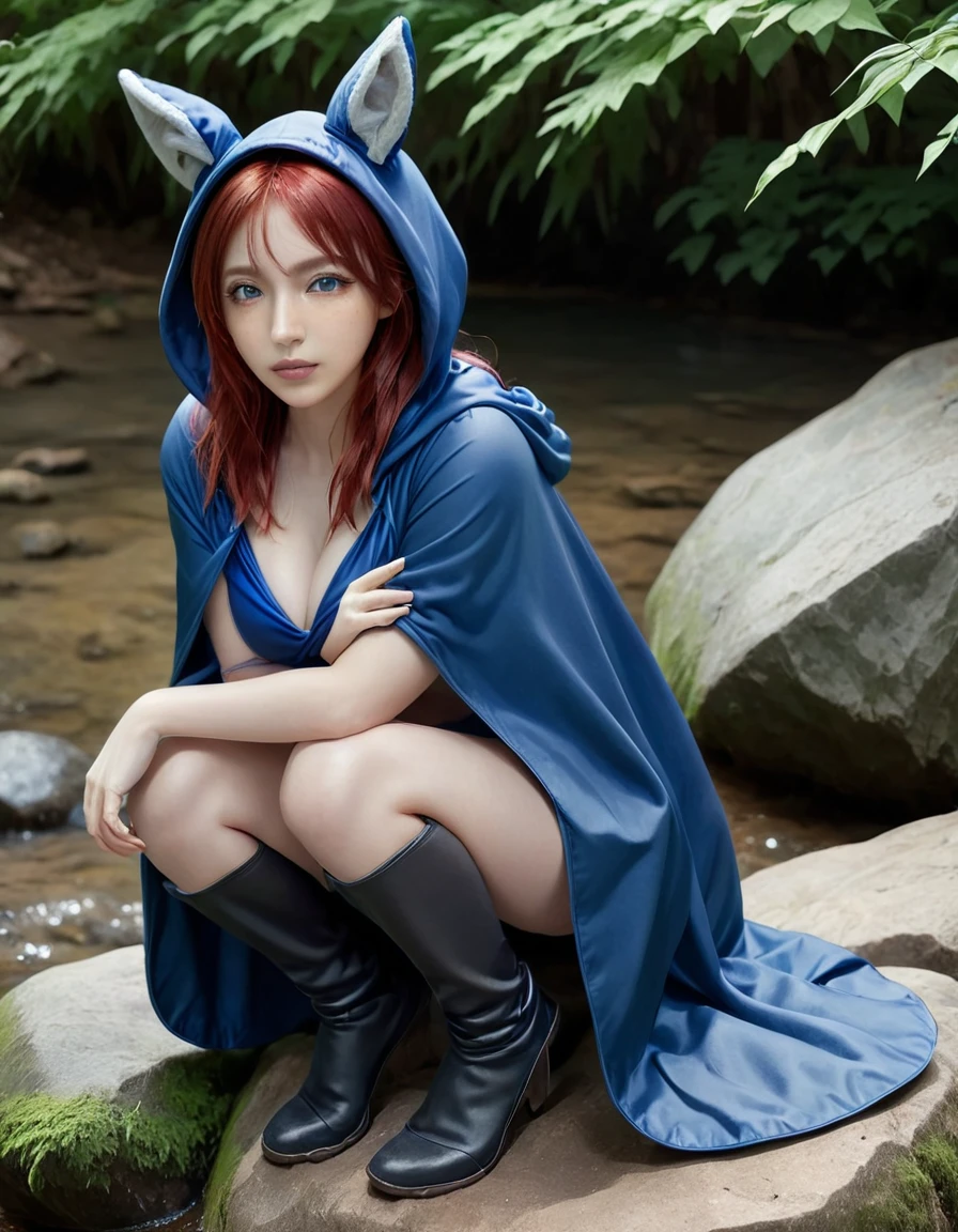 (msterpiece:1.3), (8k, RAW photo, best quality: 1.4), beautiful face, beautiful hairstyle, beautiful detailed eyes, beautiful skin, absurdres, attractive, ultra high res, highly detailed,NSFW, 1 girl in abandoned underground room, big breast,facial close up,necklace,arms behind back,evil smile,show vagina,bdsm,knife,vaginal object insertion,light long hair, ultra detailed skin,Heavy makeup, flower hairpin, naked,colorful patterned JK, dirty ground,lying on a rock,exposed pussy,stockings,Extreme vaginal dilation,bondage,dirty rock,sexy Tattoo on uterus,butterfly,