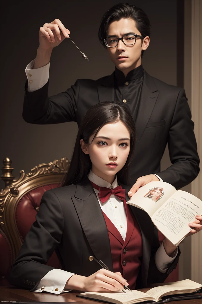 Create a serious and persuasive book cover image, where the name of the book is "The Art of Selling: Persuasion Techniques and Strategies for Success 