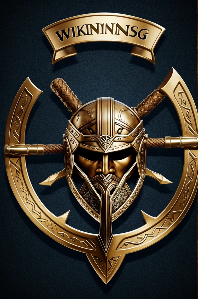 Create the shield of a football team like "Vikingos FC" usually reflects elements related to Viking culture and the sport itself. Here are some ideas for a shield design:
1. **Viking helmet**: Features a stylized Viking helmet in the center of the shield, symbolizing strength and bravery.
2. **Viking ax or sword**: Includes a crossed Viking weapon behind the helmet, representing determination and warrior spirit.
3. **Viking ship**: Add a Viking ship to the background of the shield, symbolizing the journey and determination of the team.
4. **colors**: Use colors like navy blue, White and red, typical of Viking iconography, to represent the team