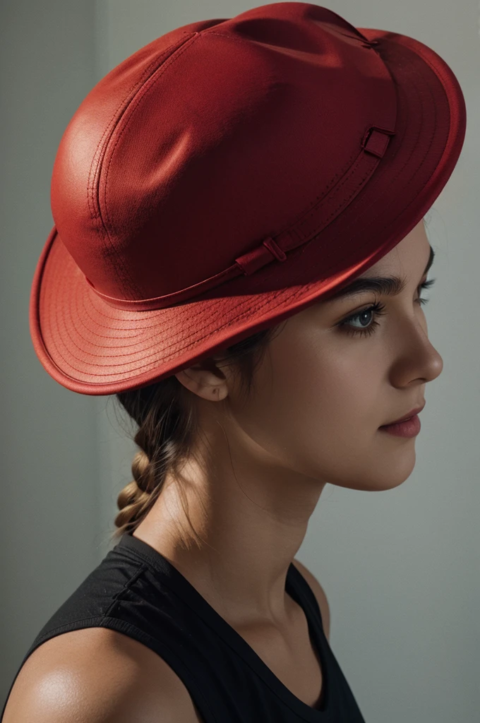 red blood cell with hat