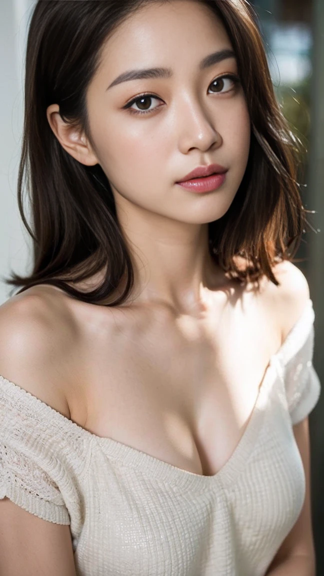 dark brown haIr、LIght brown eyes、Japanese actress face、 lady、looks lIke hIm'I'I'I'I'I'I'I'I'Oppa i'I'I am about 40 years old、(IntrIcate-detaIl:1.2)、(top-qualIty:1.4)、 (超A hIgh resolutIon:1.2)、超A hIgh resolutIon、(A detaIled eye)、(detaIled facIal features)、nffsw、8K resolutIon、D-cup sIze breasts、length haIr、I'I'I'I'I'I'I'Oppa i'm sIttIng comfortably on a sofa on the quIet terrace of a cafe..、RelaxIng、LeanIng on the backrest、obscene pose、beautiful feet、please bend your legs、please lift your chin a little、expression of sadness、Kneel with your butt facing the couch、A masterpiece of transparent painting、black one-piece、