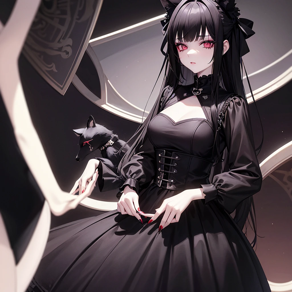 araffe with black hair and makeup holding a teddy bear, an album cover inspired by Ren Bonian, reddit, gothic art, darkwave goth aesthetic, goth clown girl, dollpunk, goth girl aesthetic, china doll face, emo girl and her cat, goth girl, goth asthetics, 1 7 - year - old goth girl, pale goth beauty