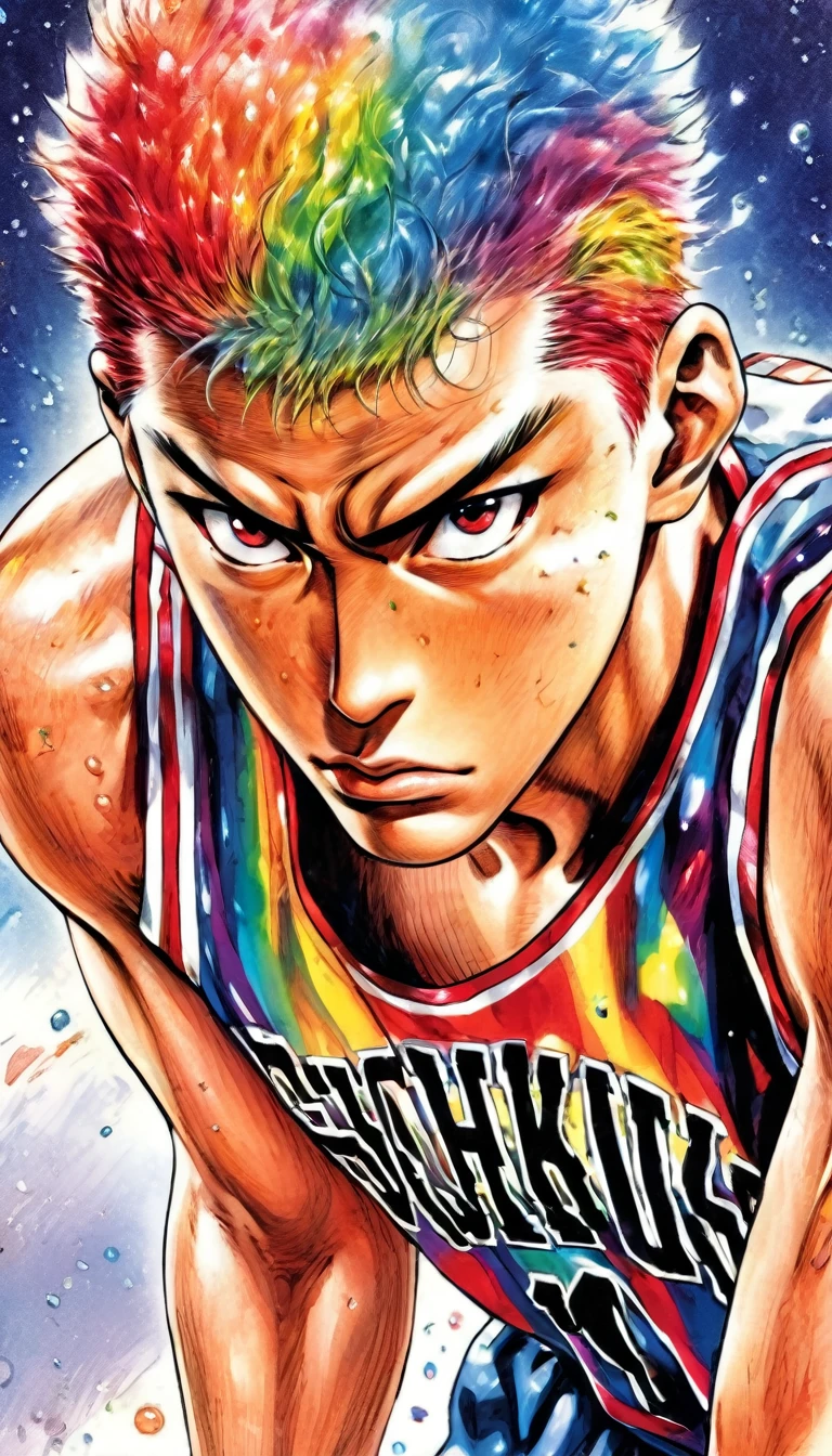 a drawing of a man with a muscular body and no shirt, muscular!!, baki style, baki, baki the grappler, muscular!! sci-fi, muscular! white, kentaro miura manga art style, muscular!, exaggerated muscle physique, kentaro miura manga style, muscular!!!, muscular character, large muscles, exaggerated physique