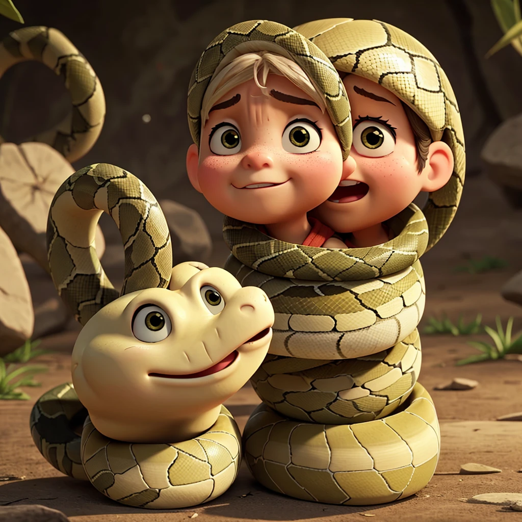 Snake crying sad tears 