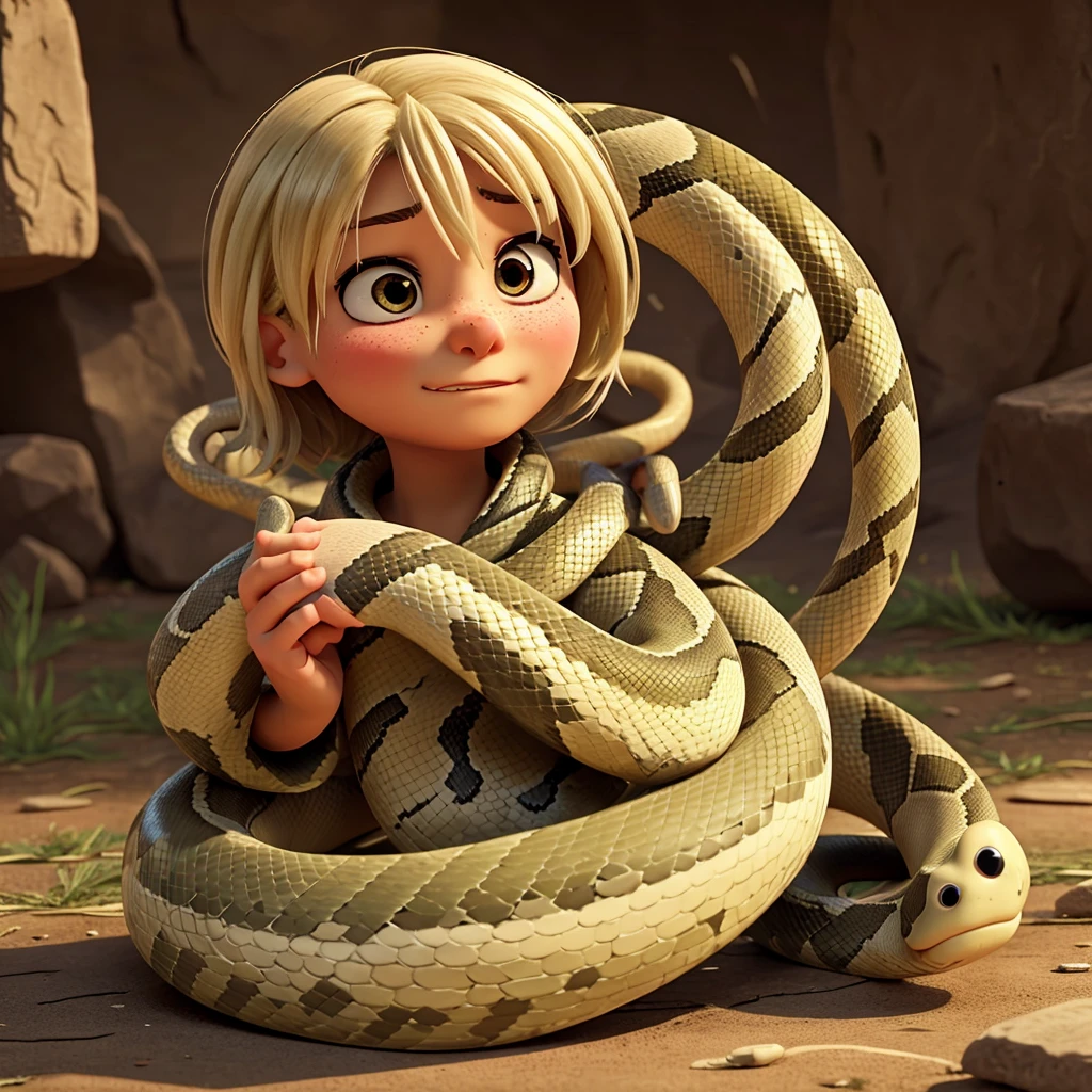 Snake crying sad tears