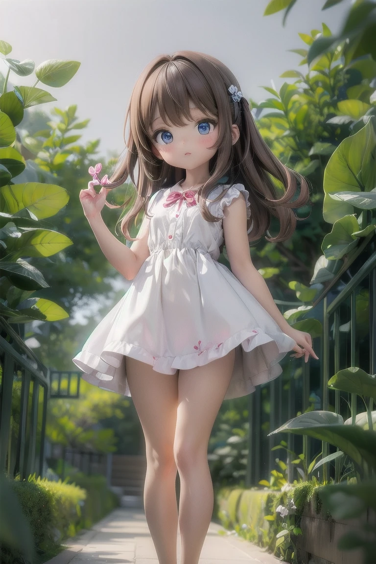 masterpiece, Highest quality, Ultra-high resolution, Highest Resolution, Very detailed, whole body, thin, very cute, Complete limbs, Shining Eyes, Full Finger, 1girl, Slender beauty, outdoor